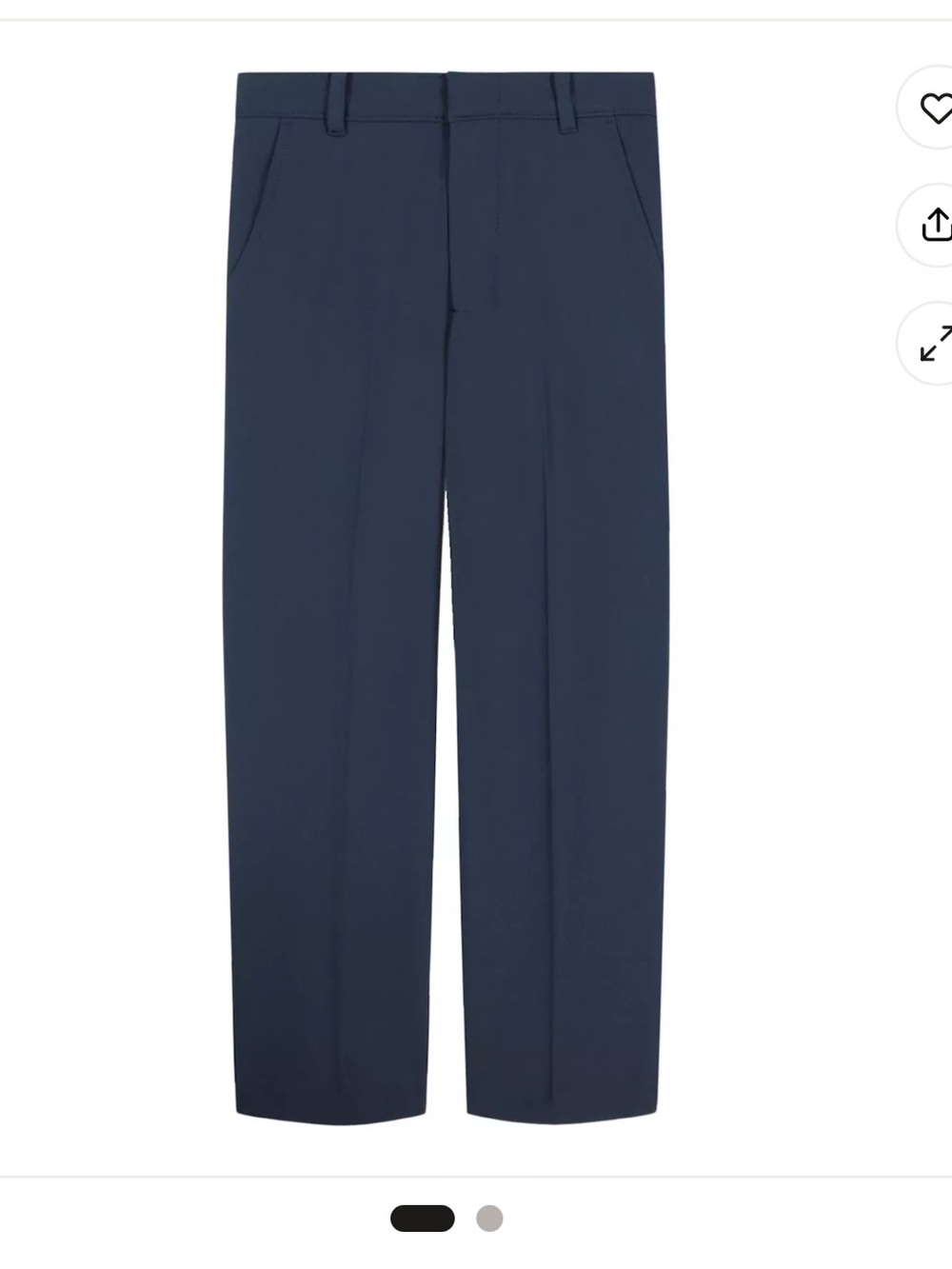Boys Navy IZOD Stretch Flat Front Performance Pants Size 16